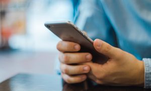 mobile phone stock image