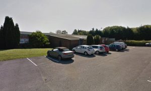 The clubhouse at Virginia Park Golf Club, Caerphilly town
