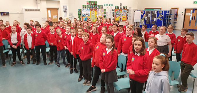 Pupils from Aberbargoed Primary will be performing at St David's Hall, Cardiff