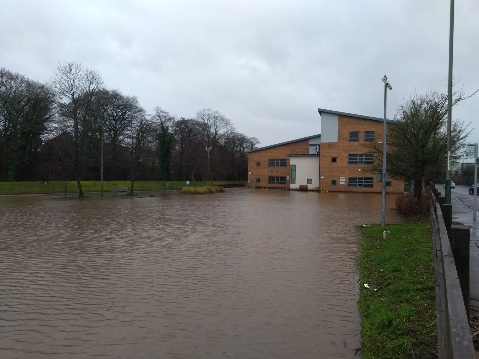 Storm Dennis triggers flooding in Caerphilly County Borough