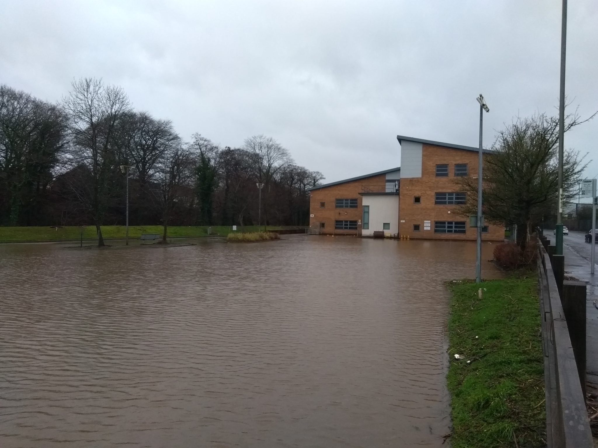 Storm Dennis triggers flooding in Caerphilly County Borough