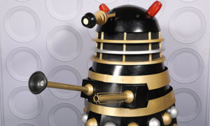 The model dalek that instructed residents to stay indoors