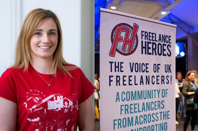 Co-founder of Freelance Heroes, Annie Browne