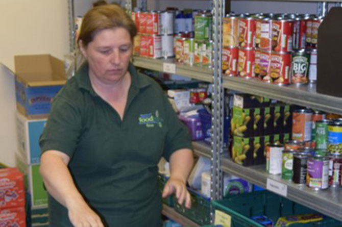 Blackwood and District Foodbank has seen demand for its help surge during the pandemic