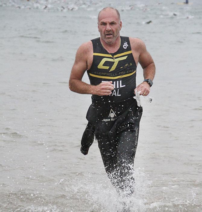 Phil Murrow took up triathlon when he retired, aged 60