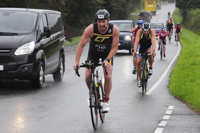 Phil Murrow is part of the Caerphilly Tri-ers triathlon club