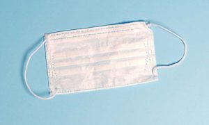 Face mask stock image