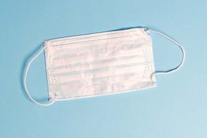 Face mask stock image