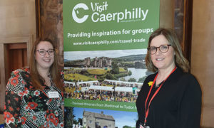 Sarah Curno and Sally Walters of the Caerphilly Tourism Association