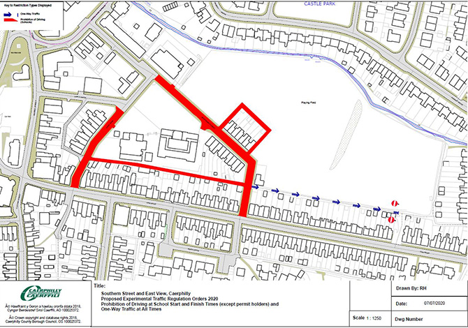 The traffic regulation order in place at the Twyn School