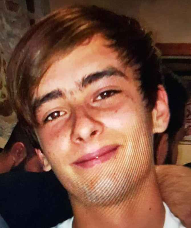 21-year-old Efstratios Petrovits has been reported missing