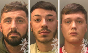 From left: James Hallett, William Davies and Zac Marchetti-Rees