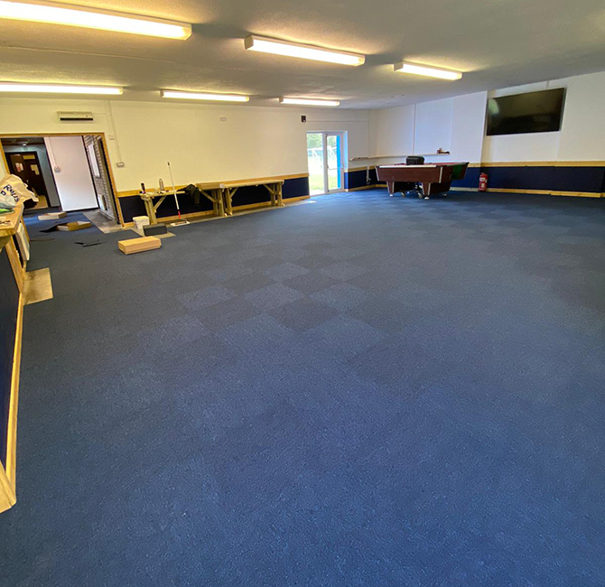 Refurbishment at the new Wattsville Community Hub