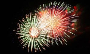The last firework display held by the community council was in Trethomas last year