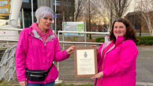 Hayley Thomas, left, founded HCT in 2019