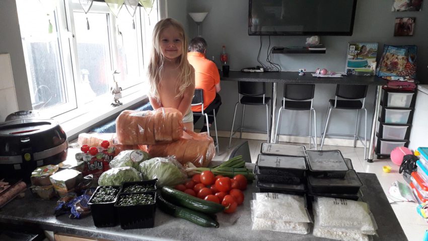 Free school meals have been delivered to homes while schools have been closed during the pandemic