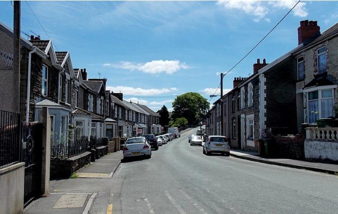 Usk Road, Bargoed