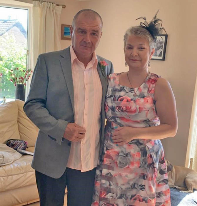Kirsty Henderson with husband Phil