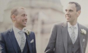 Married couple Carl and Martin are now able to donate blood as a result of the rule change