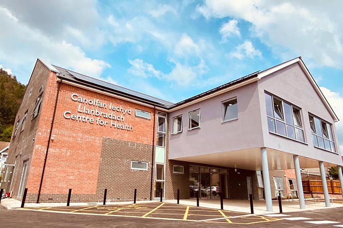 The new health centre in Llanbradach