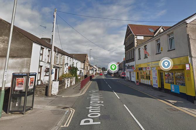 The assault reportedly happened in a lane off Pontygwindy Road, Caerphilly