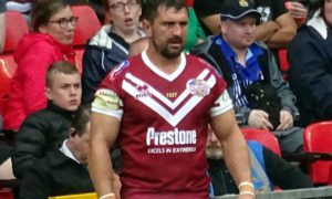 Ben Flower in action for Wigan Warriors