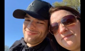 Emma Lee with her son, Bradley Scott-Lee
