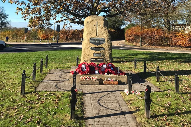 The Remembrance Service in Markham