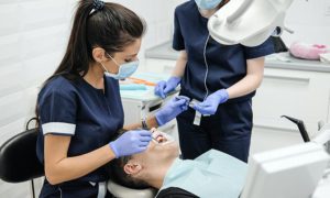 dentist stock image