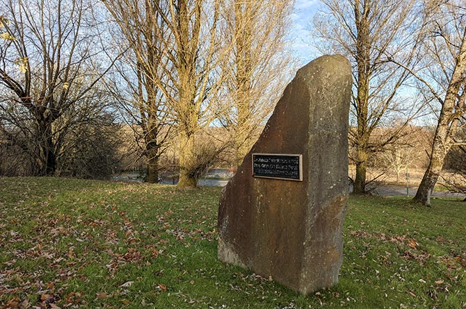 The Sir Harold Finch Memorial in Pontllanfraith