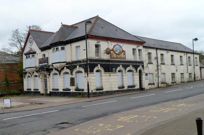 The Panteg Inn pictured in 2012