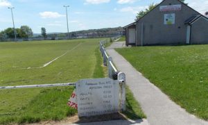 The Buds and the Town play near the Hangar in Aberbargoed