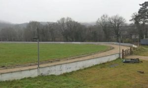 The greyhound racing track in Ystrad Mynach
