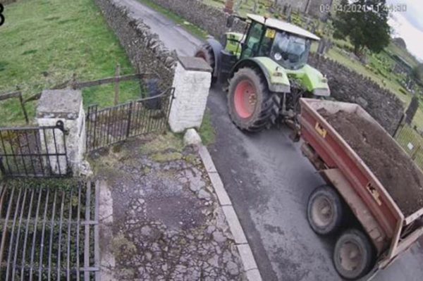 Gareth Kemp was fined after fly-tipping on Eglwysilan Common