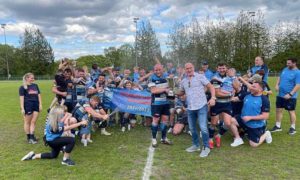Bargoed celebrate their title win