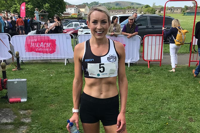 Olivia Tsim was the first woman to reach the finishing line
