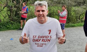 David Roberts is aiming to take part in all 44 parkruns in Wales