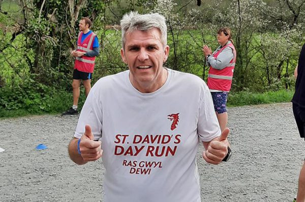 David Roberts is aiming to take part in all 44 parkruns in Wales
