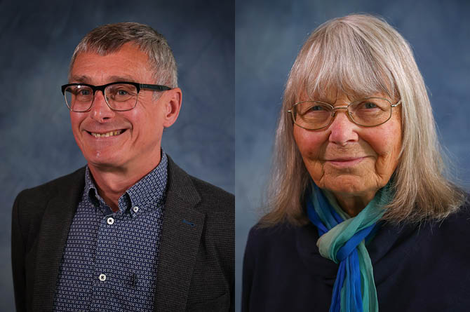 Haydn Pritchard and Judith Pritchard took two of the three St Cattwg seats for Plaid Cymru