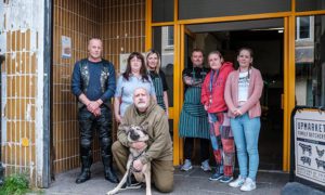 Some of the traders at Caerphilly Indoor Market