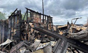 Gilfach Bowling Club's pavilion was destroyed in a fire