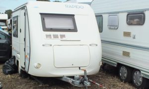 caravan stock image