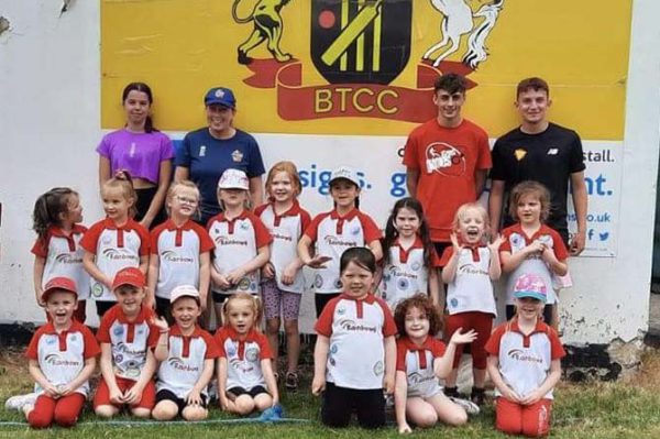 A local Rainbows club getting involved at an open day