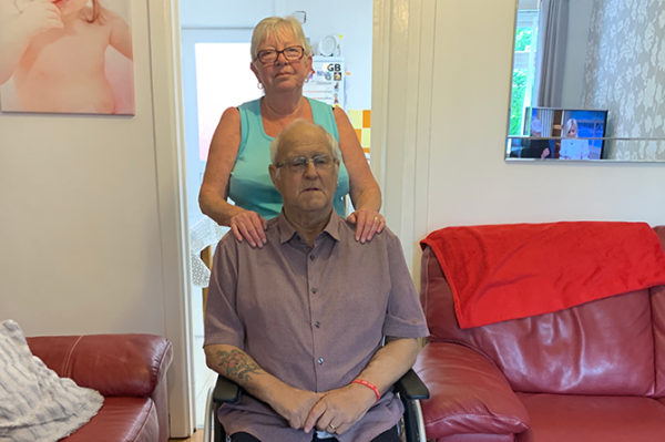 Martin Llewellyn and wife Jan are on the council house waiting list
