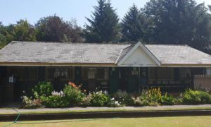 The bowls pavilion at Morgan Jones Park