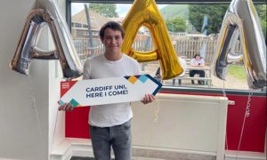 Cameron Price, from Blackwood, is going to Cardiff University to study Biomedical Science