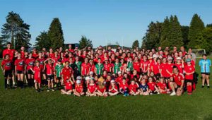 Welsh international stars came to visit Caerphilly Dragons Girls FC earlier this week