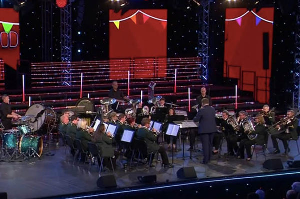 Crosskeys Silver Band performing at this years Welsh National Eisteddfod