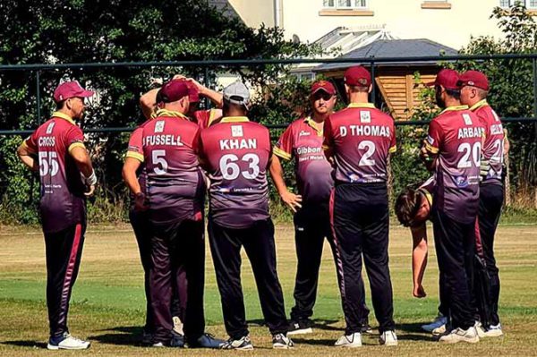 Machen Cricket Club's first team are top of division four - but their promotion hopes will go to the wire