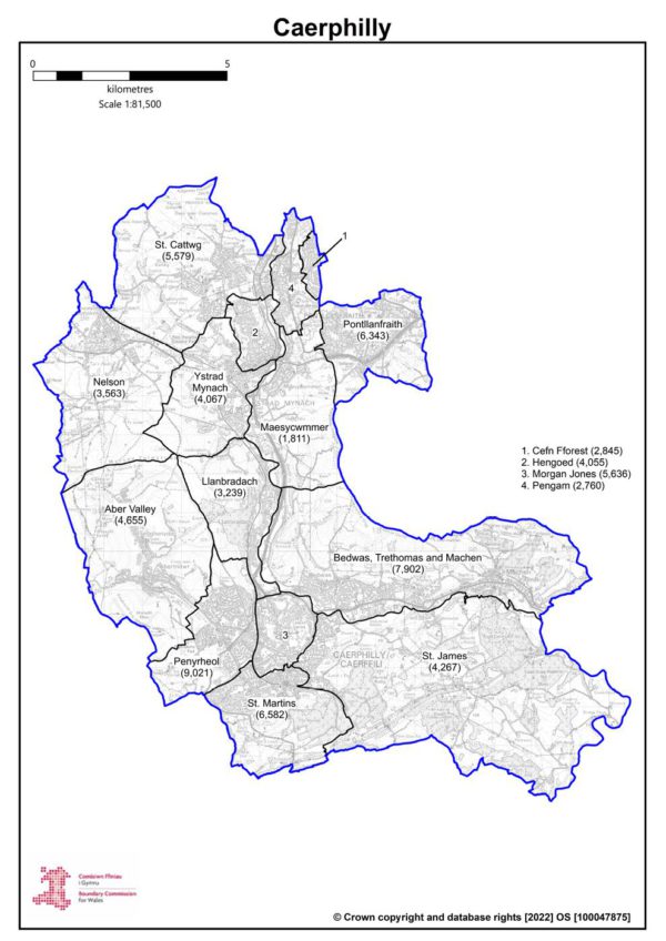 Proposals for the new Caerphilly parliamentary constituency